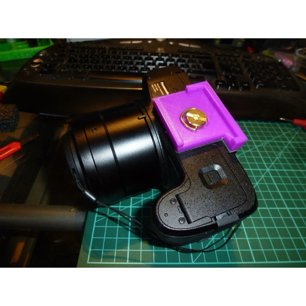 Panasonic Lumix FZ300 için XCSOURCE Top Mount Adaptörü görsel 5