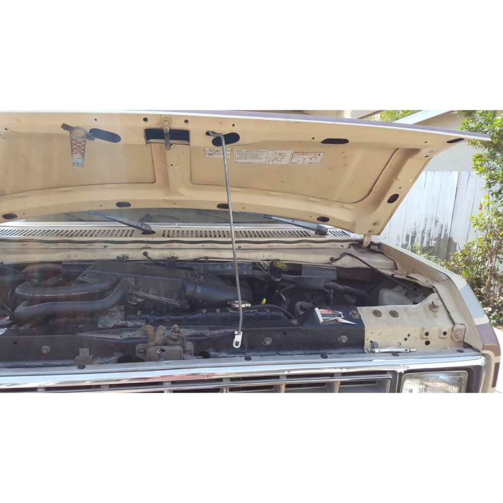 Ford Econoline kaput çubuğu klipsi görsel 3