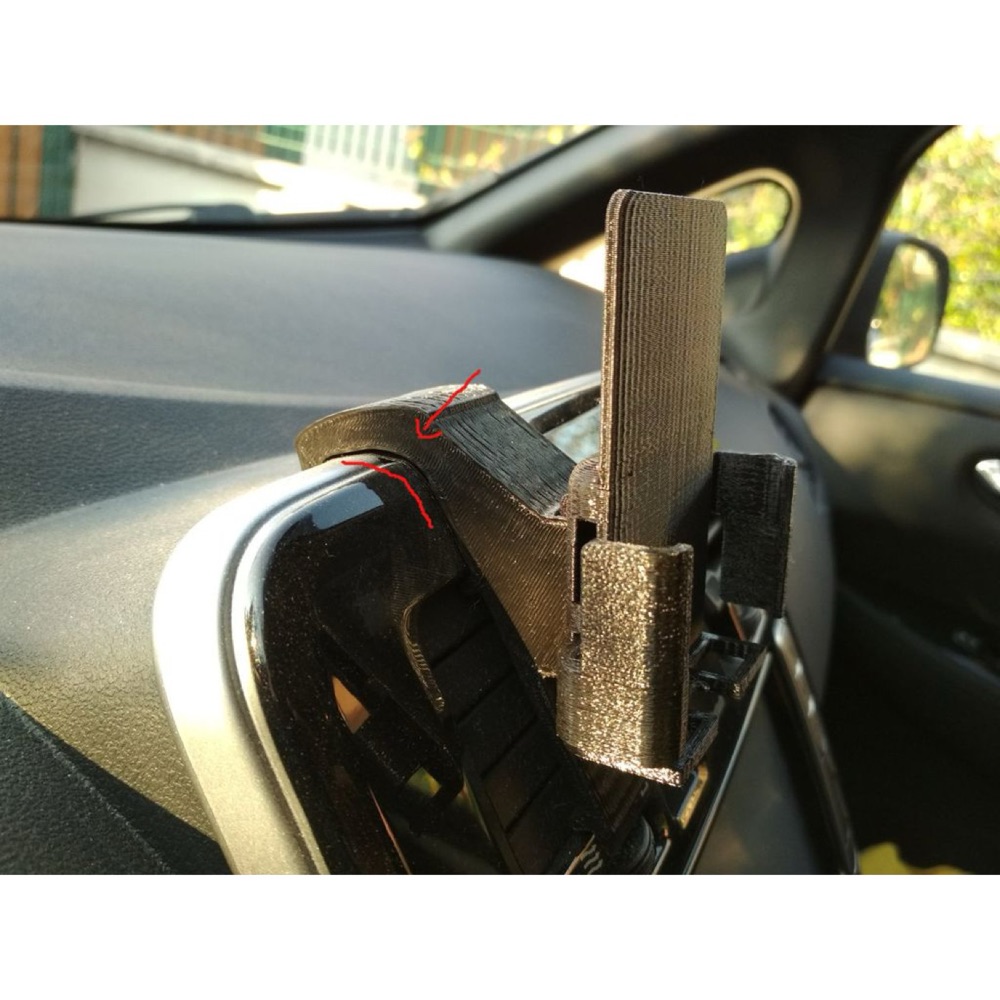 Nissan Leaf universal telefon tutucu görsel 4