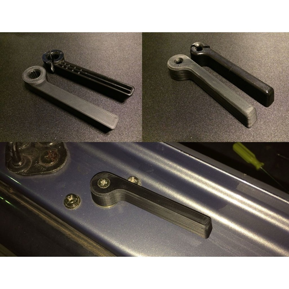 Toyota Land Cruiser arka kapak açma kolu