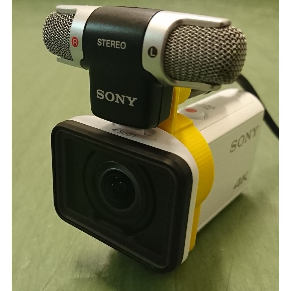 Sony FDR-X3000 Aksiyon Kamerası Harici Mikrofon Tutucusu (ECM-DS70P Uyumlu) görsel 1