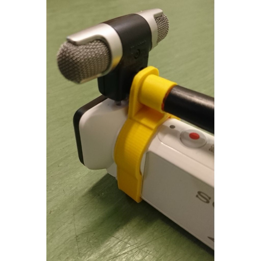 Sony FDR-X3000 Aksiyon Kamerası Harici Mikrofon Tutucusu (ECM-DS70P Uyumlu) görsel 2
