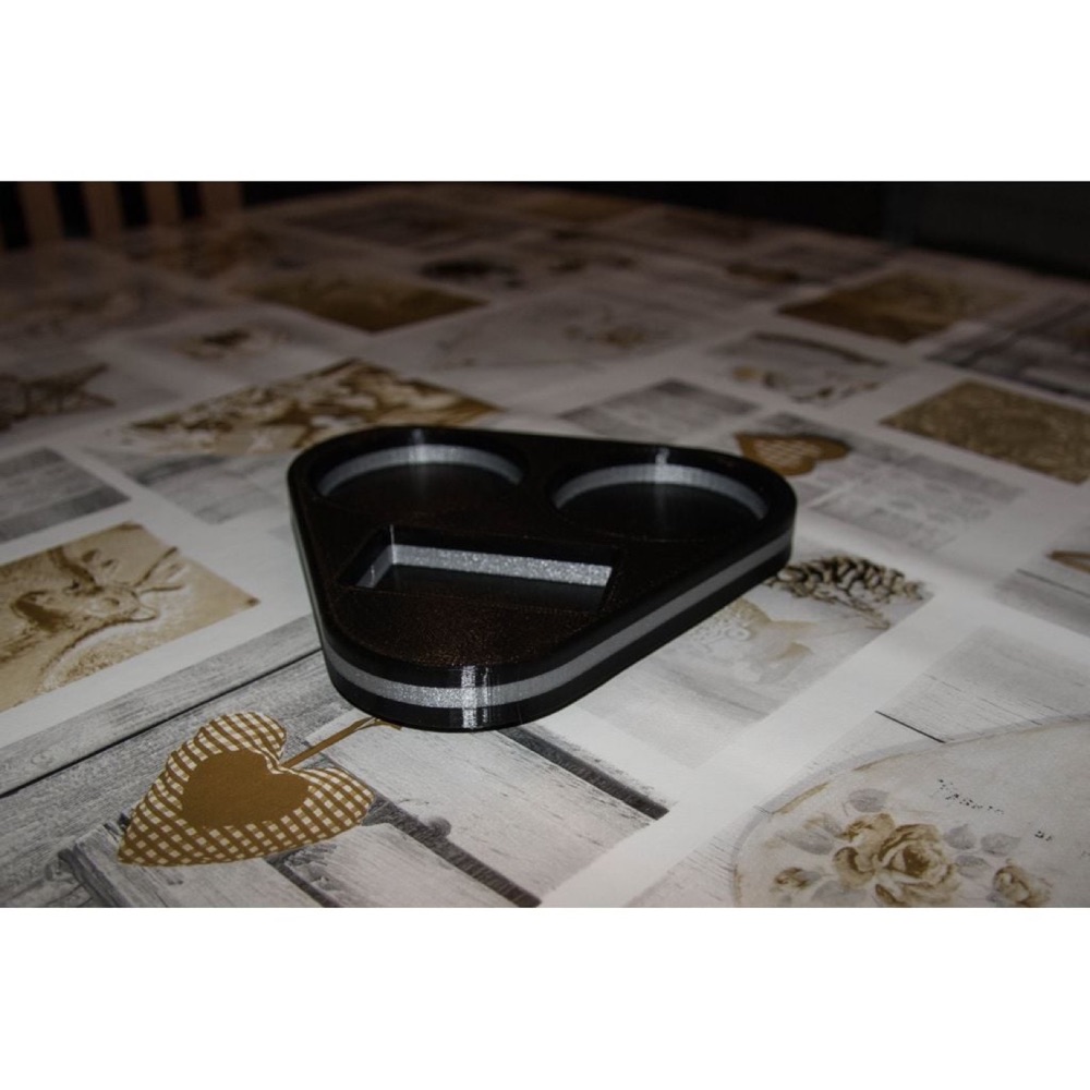 Tuzluk Ve Biberlik Standı — İkili Yuvarlak Hazneli (148x138 mm) görsel 2