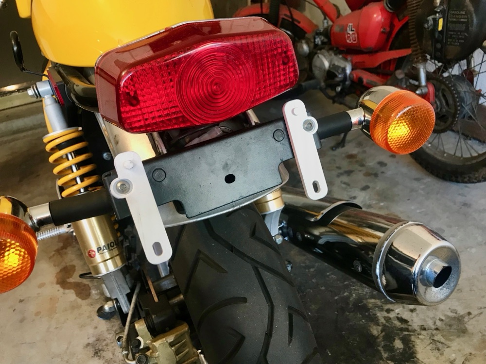 Royal Enfield GT Plaka Braketi görsel 3