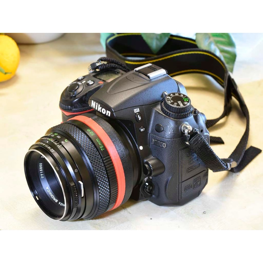 Bronica ETR Lens - Nikon F Mount Adaptörü (Beş Parçalı) görsel 1