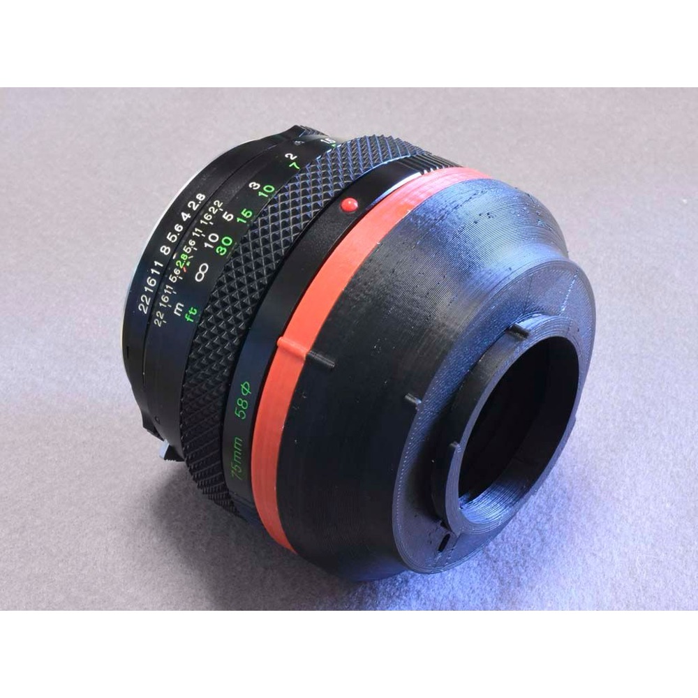 Bronica ETR Lens - Nikon F Mount Adaptörü (Beş Parçalı) görsel 2