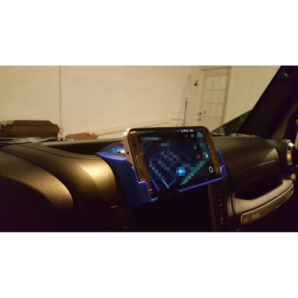 Jeep Wrangler JKU Orta Konsol Telefon Tutucu