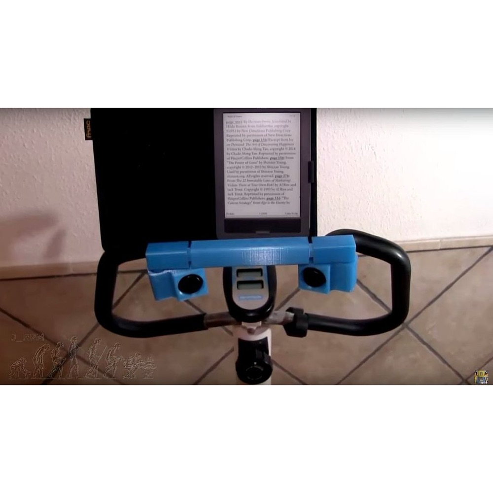 Sabit Antrenman Bisikleti Tablet/Kitap Okuma Tutucusu