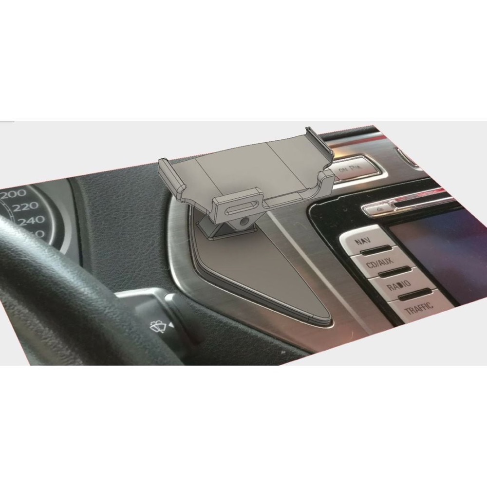 Ford Mondeo Mk4 Üçgen Kapak Telefon Tutucu görsel 3