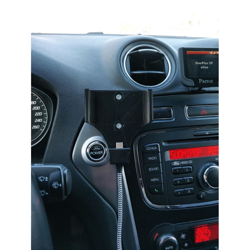 Ford Mondeo Mk4 Telefon Tutucu (Klips + Plaka Setli) görsel 4