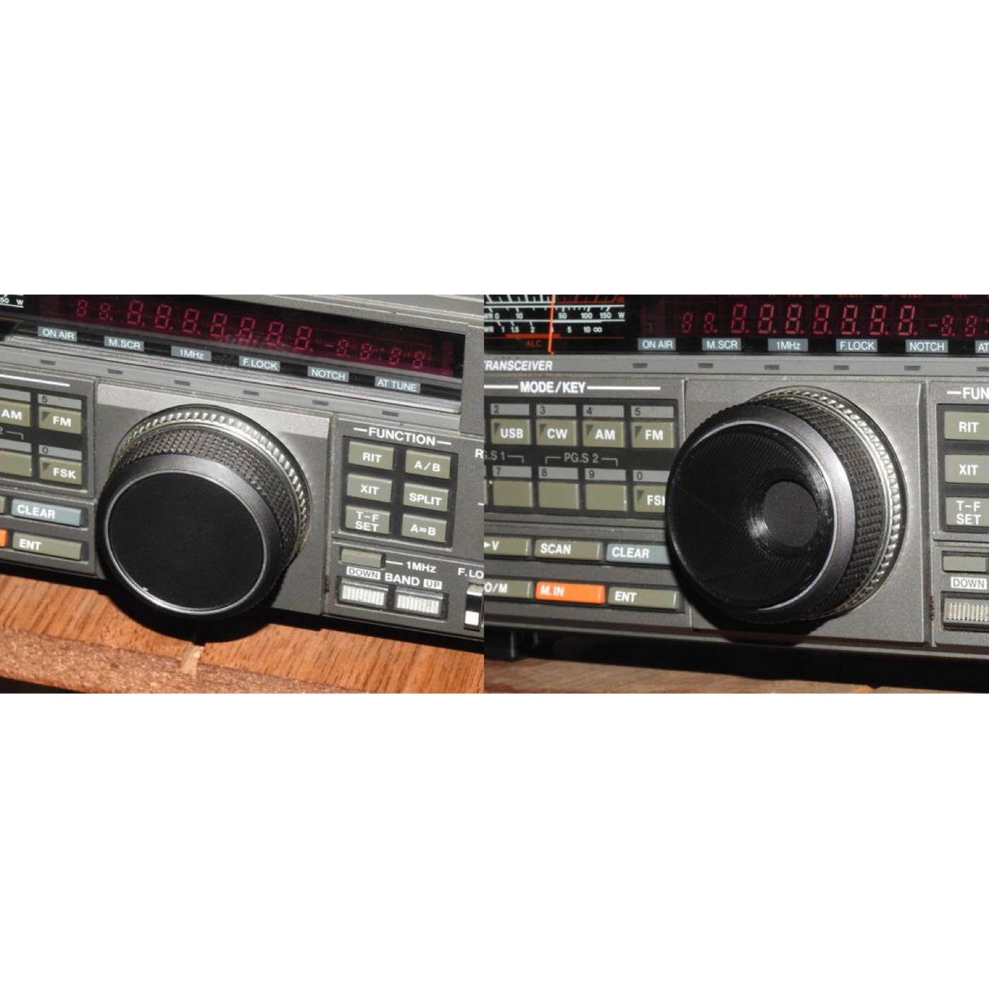 Kenwood TS440s VFO Düğmesi Parmak Deliği