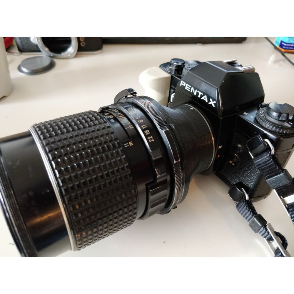 Pentax 6x7 Objektif - K-Mount Gövde Adaptörü (Diyafram Kuplajlı)