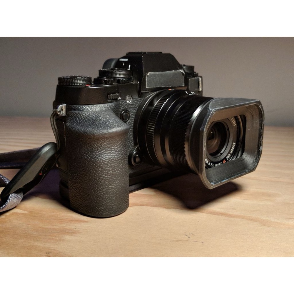 Fujifilm XF 23mm f/2 ve XF 56mm f/1.2 Dikdörtgen Lens Parasoleyi görsel 2