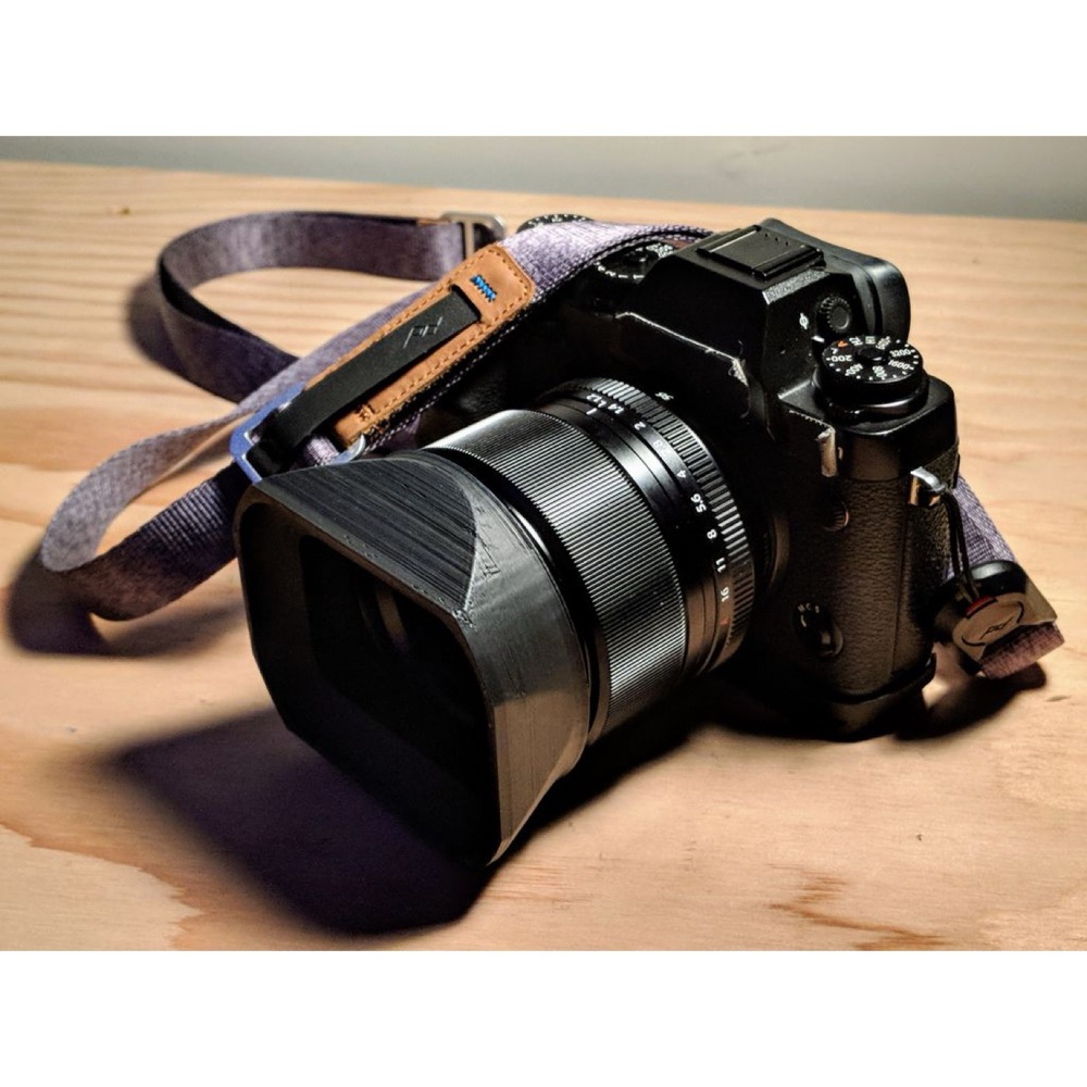 Fujifilm XF 23mm f/2 ve XF 56mm f/1.2 Dikdörtgen Lens Parasoleyi görsel 4