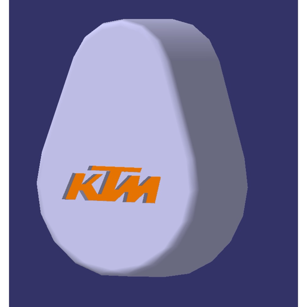 KTM Direksiyon Kilidi Kapağı (Varyant) görsel 2