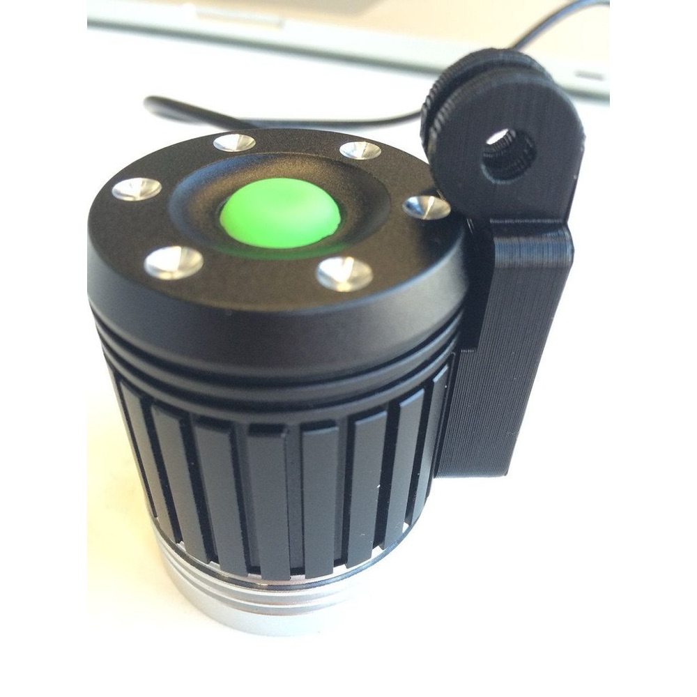 Bisiklet Cree XML T6 Far GoPro Tutucusu görsel 4