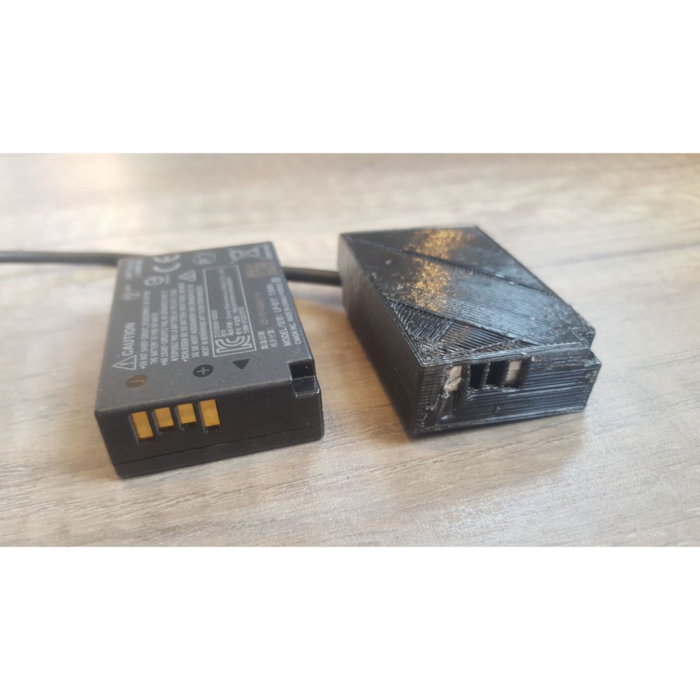 Canon LP-E17 Formunda Sahte Pil (Dummy Battery)