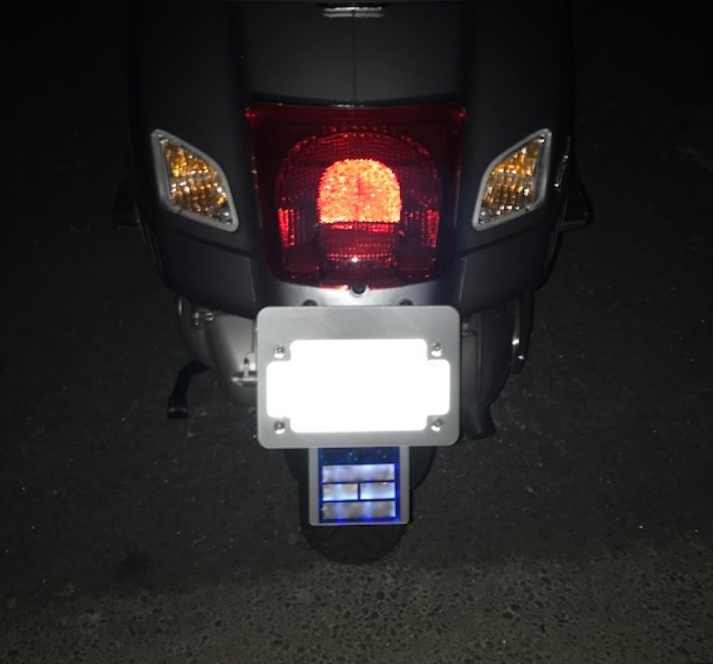 Motosiklet/Scooter Plaka Çerçevesi görsel 2