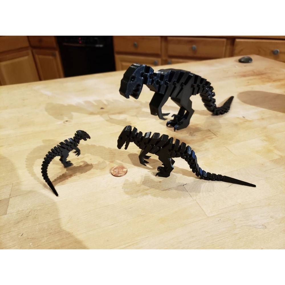 Esnek Eklemli Dinozor (Raptor, 19 Eklemli Hareketli Oyuncak) görsel 2