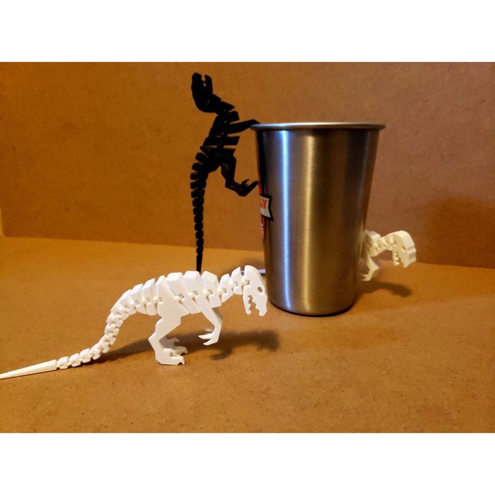 Esnek Eklemli Dinozor (Raptor, 19 Eklemli Hareketli Oyuncak) görsel 4