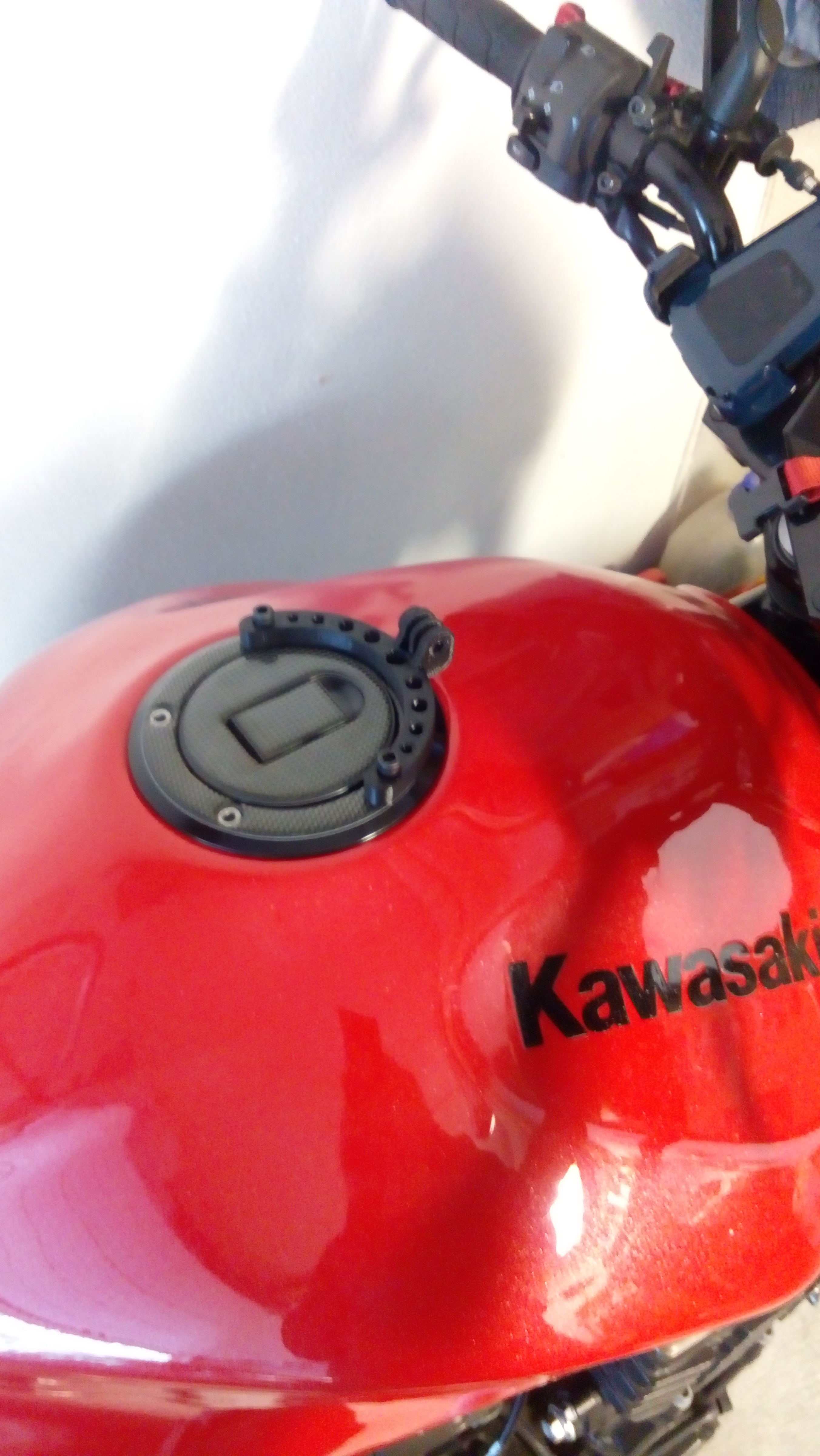 Kawasaki Z750 (2004) Depo Ustu GoPro Tutucu görsel 3