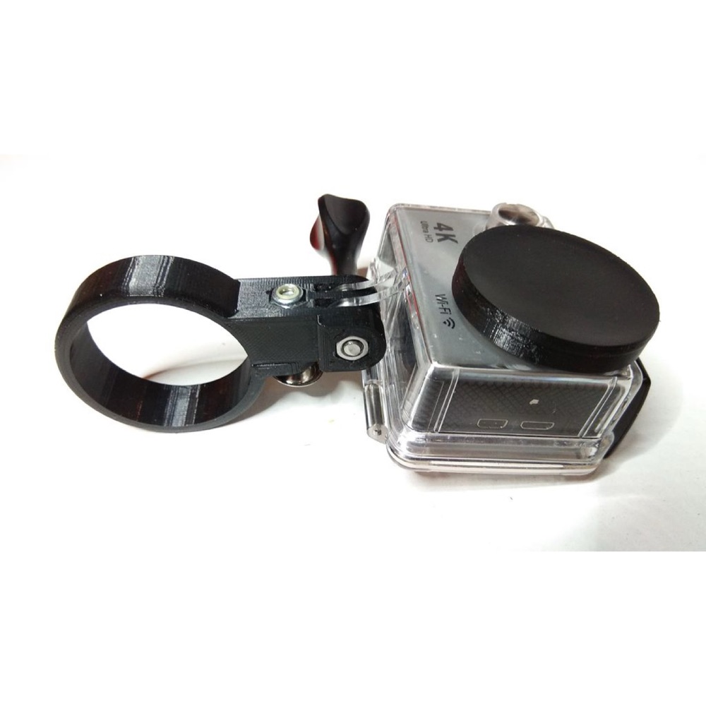 Motorcycle frame slider gopro mount (rutan)