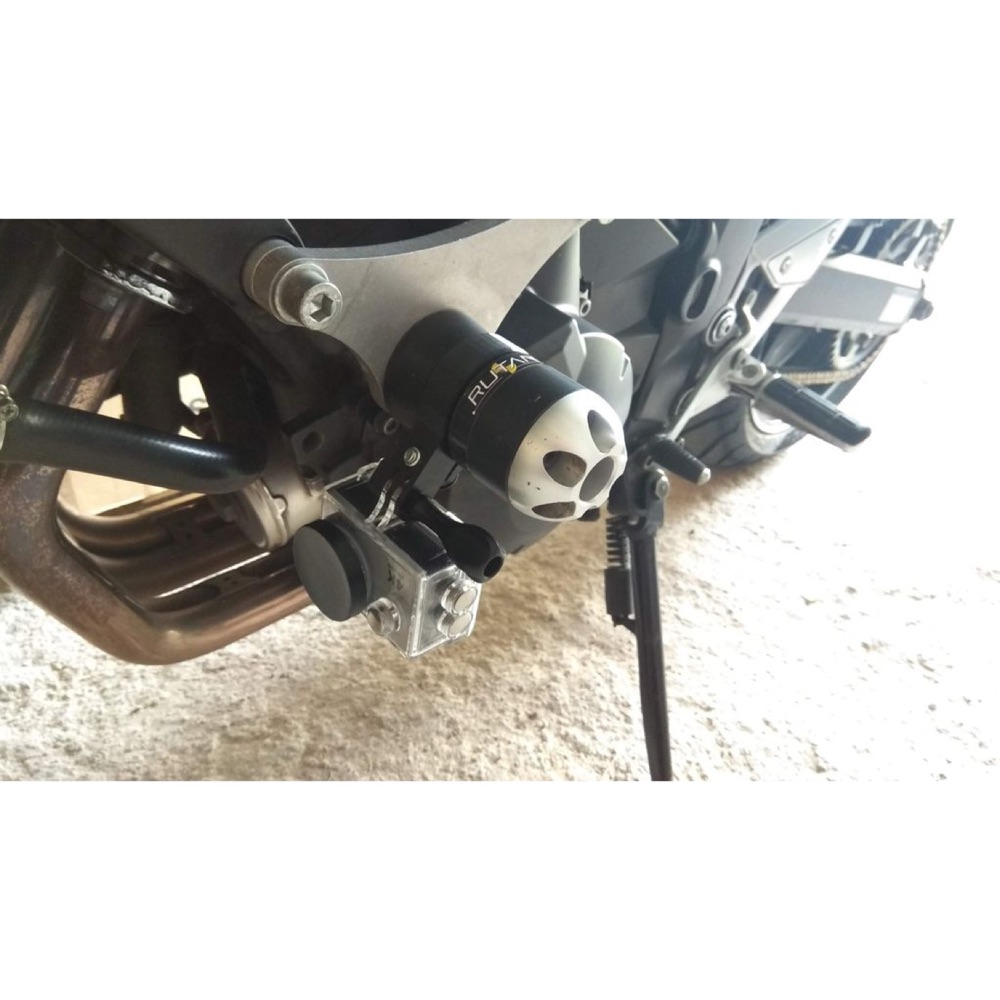 Motorcycle frame slider gopro mount (rutan) görsel 2