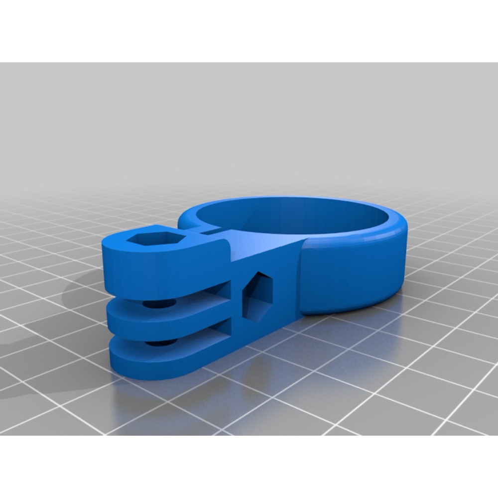 Motorcycle frame slider gopro mount (rutan) görsel 3