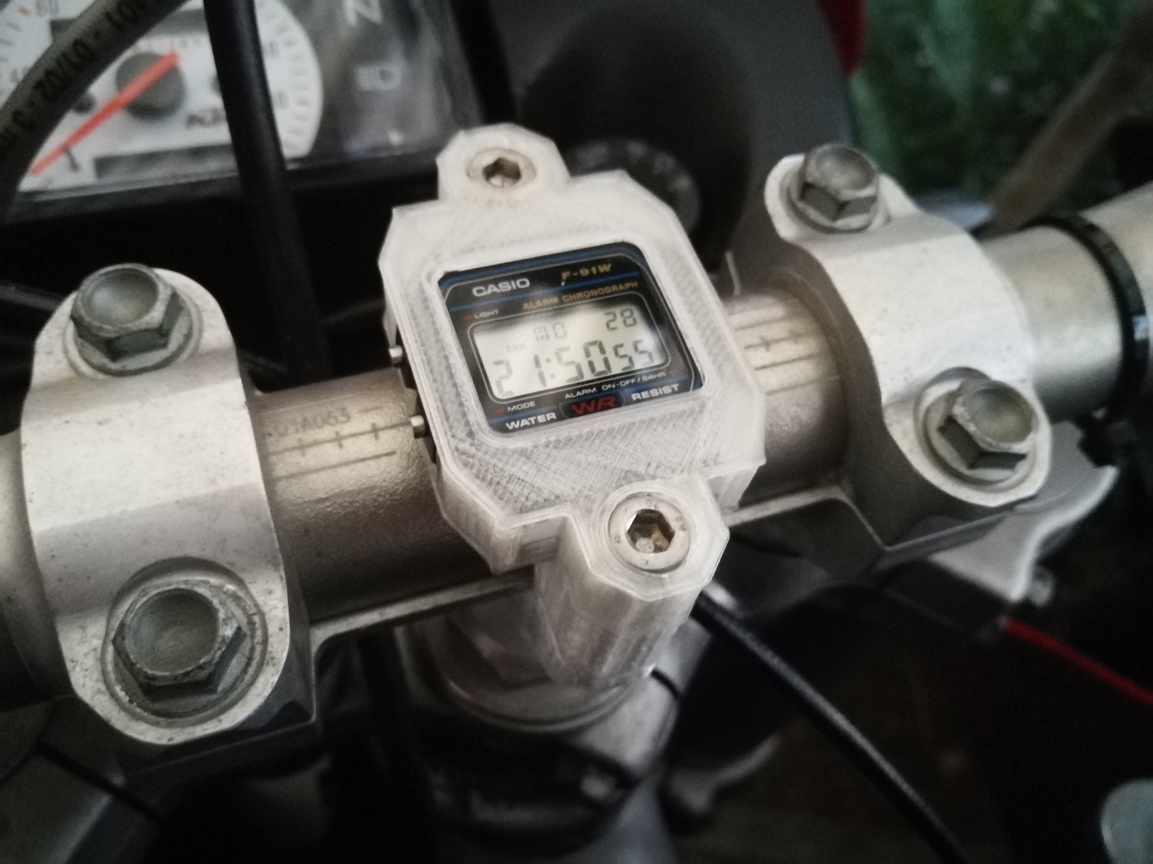 Motosiklet Casio Saat Tutucu görsel 3