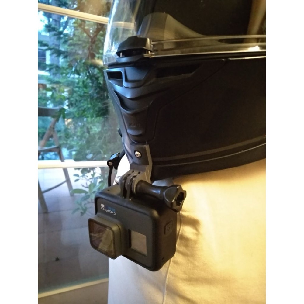 HJC helmet Gopro mount görsel 2