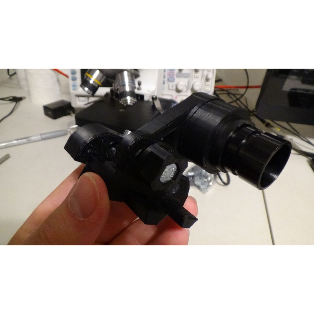 Sony Cyber-shot Kompakt Kamera için Mikroskop Oküler Adaptörü (Raylı, Ayarlanabilir)