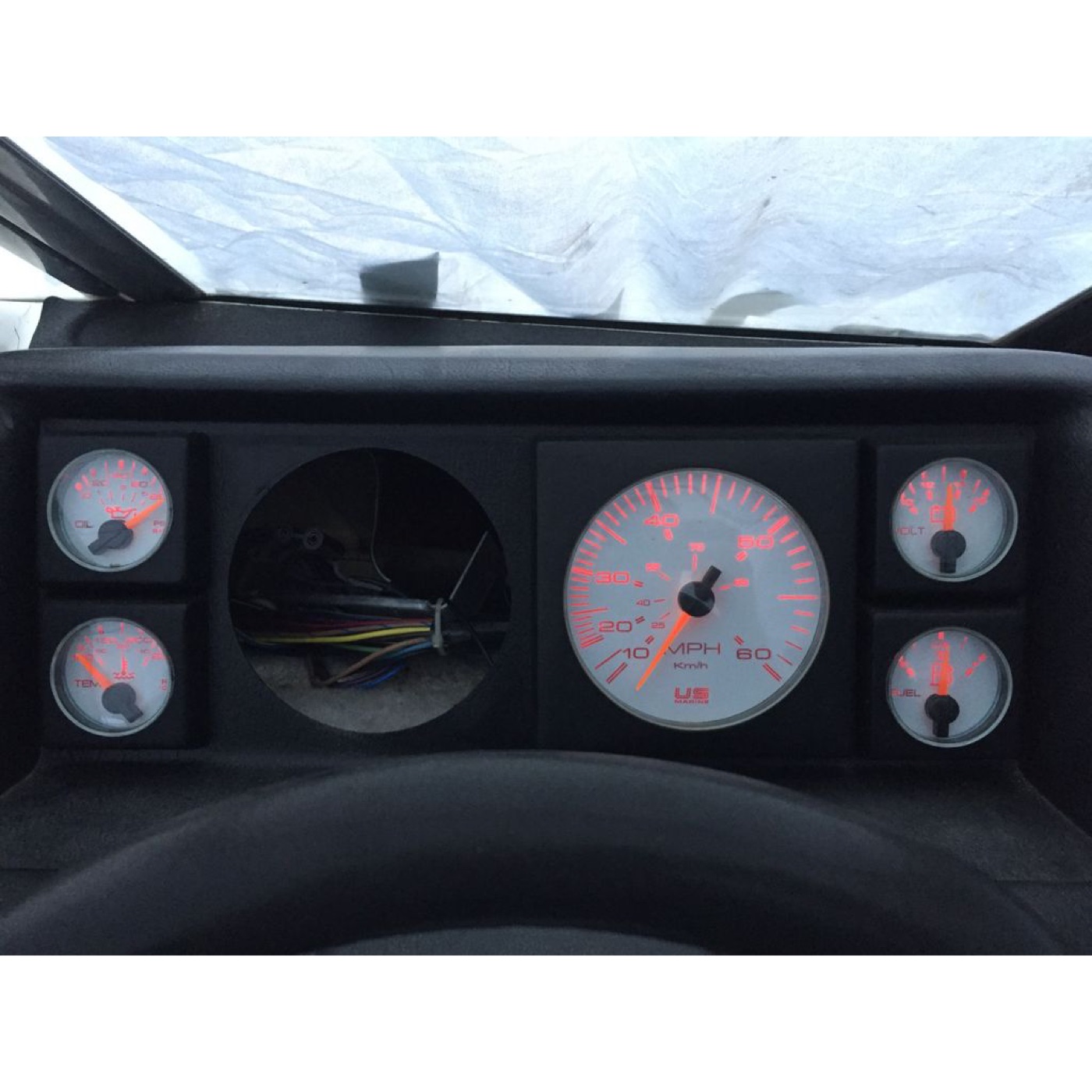 Bayliner 2052 Cuddy Kokpit Panosu Gösterge Kapağı