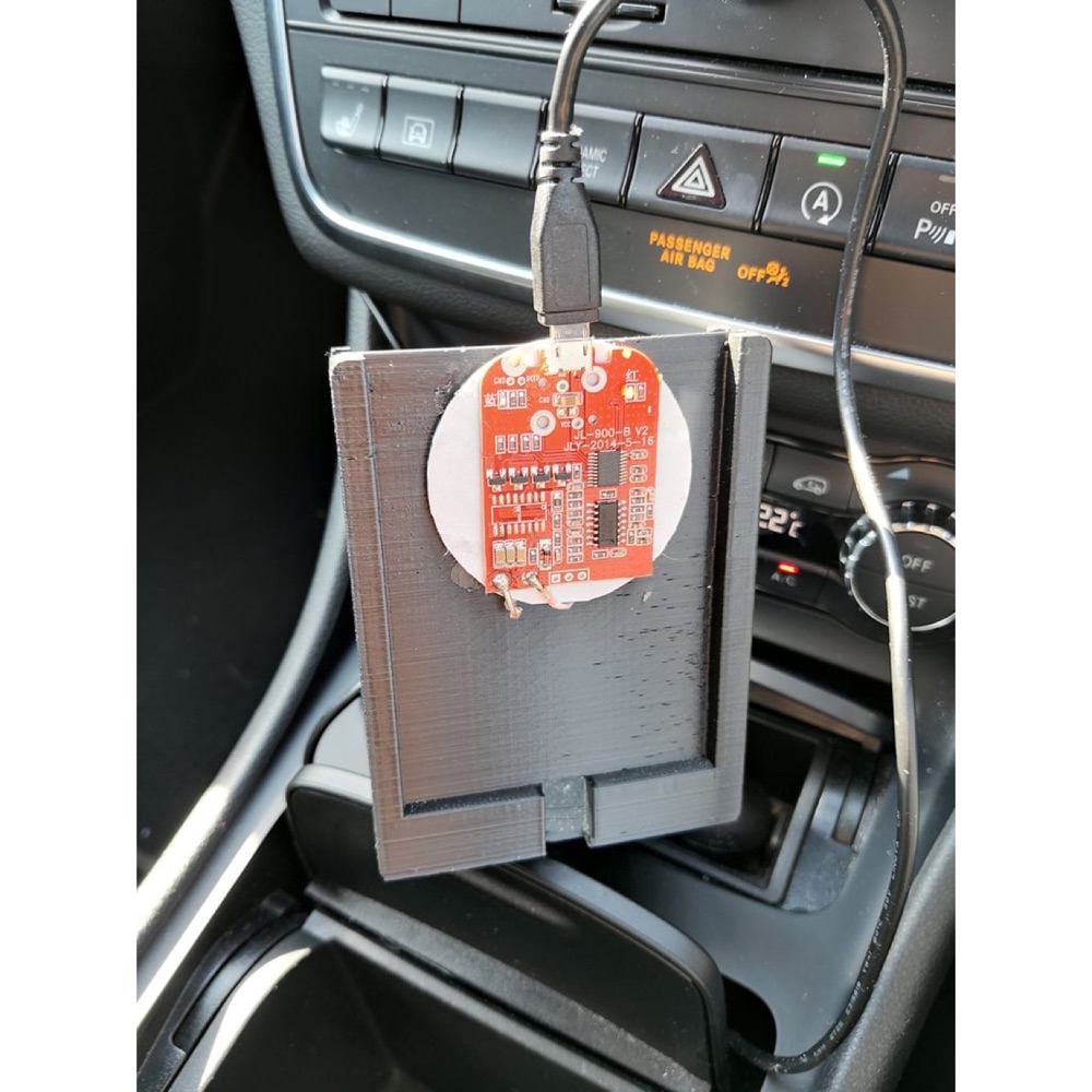 Merkezi Konsol Telefon Standı (Mercedes GLA/CLA) görsel 4