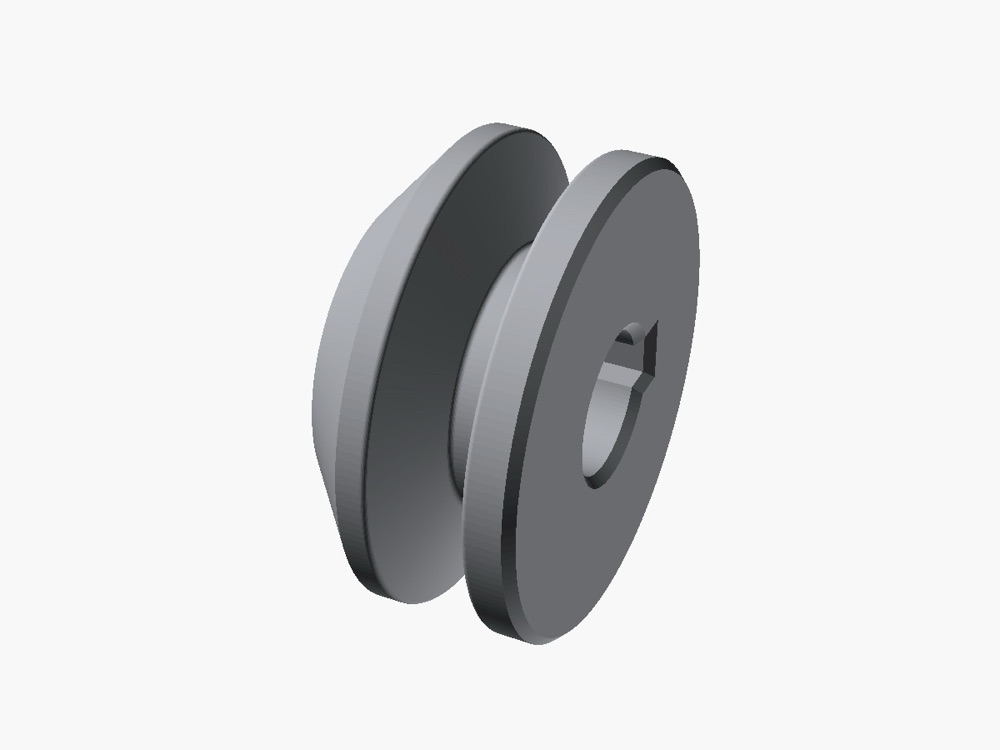 Mitsubishi DB-130 dikiş makinesi motor kasnağı (50 mm) görsel 5
