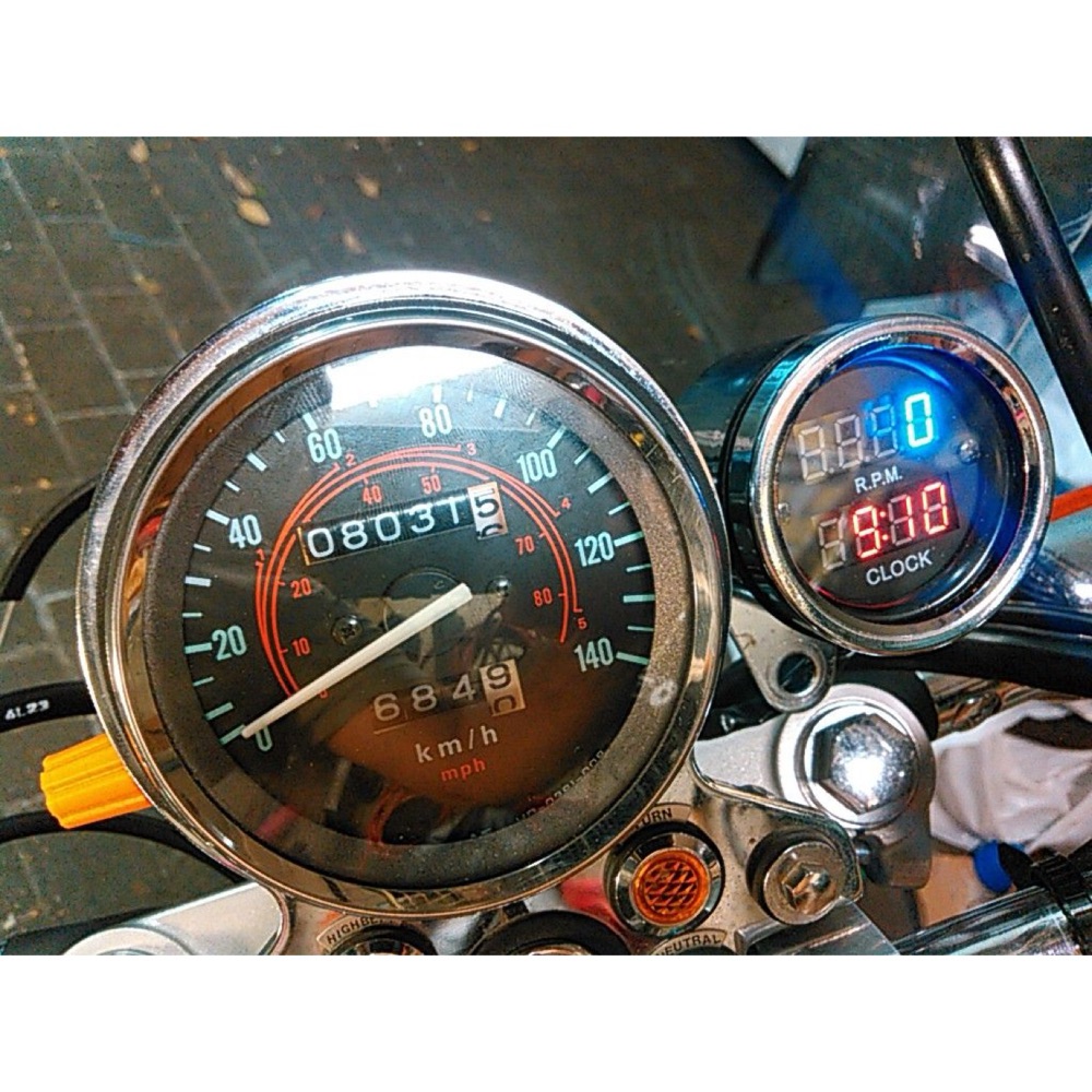 Honda Rebel (2005) Dijital Saat ve Takometre Montaj Braketi
