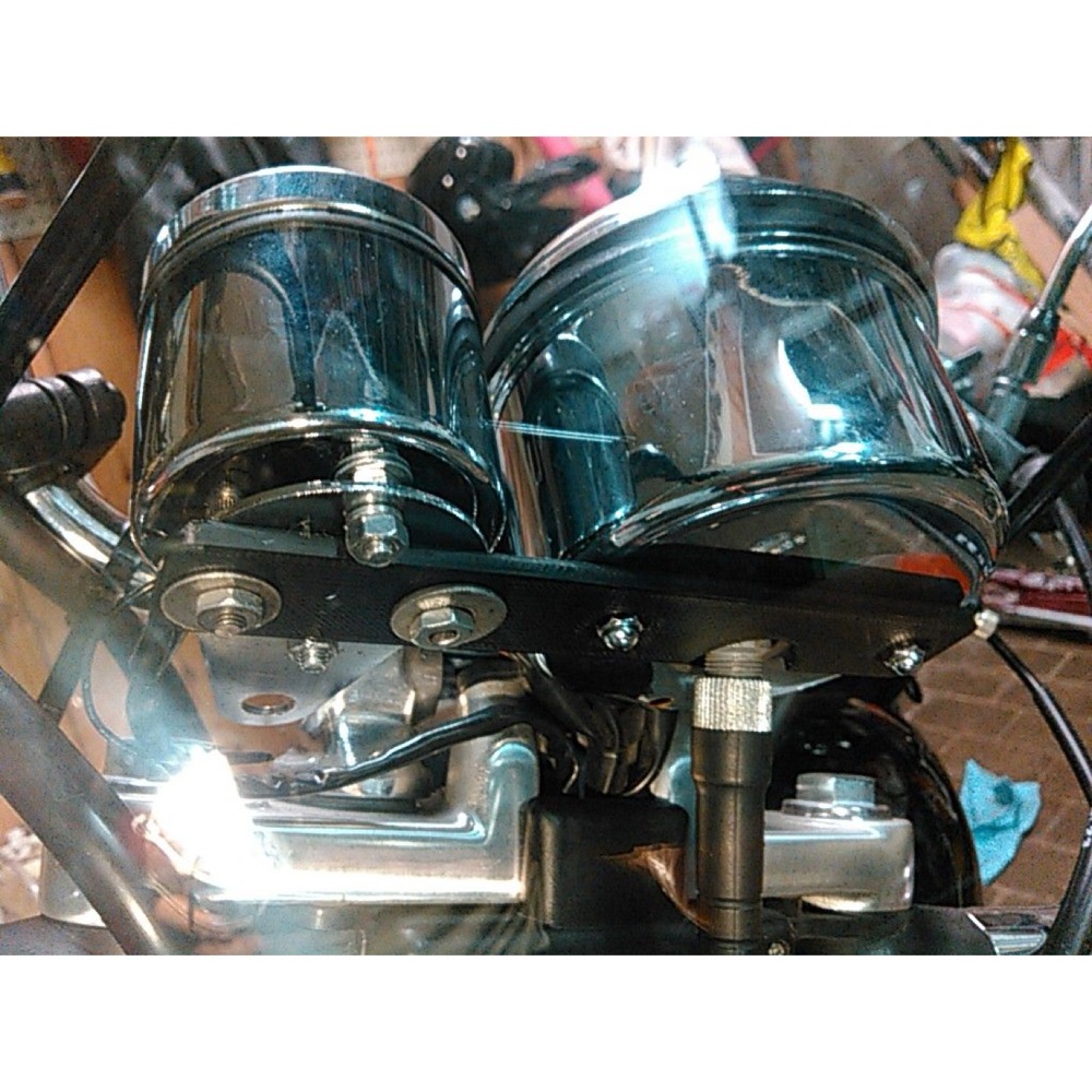 Honda Rebel (2005) Dijital Saat ve Takometre Montaj Braketi görsel 2