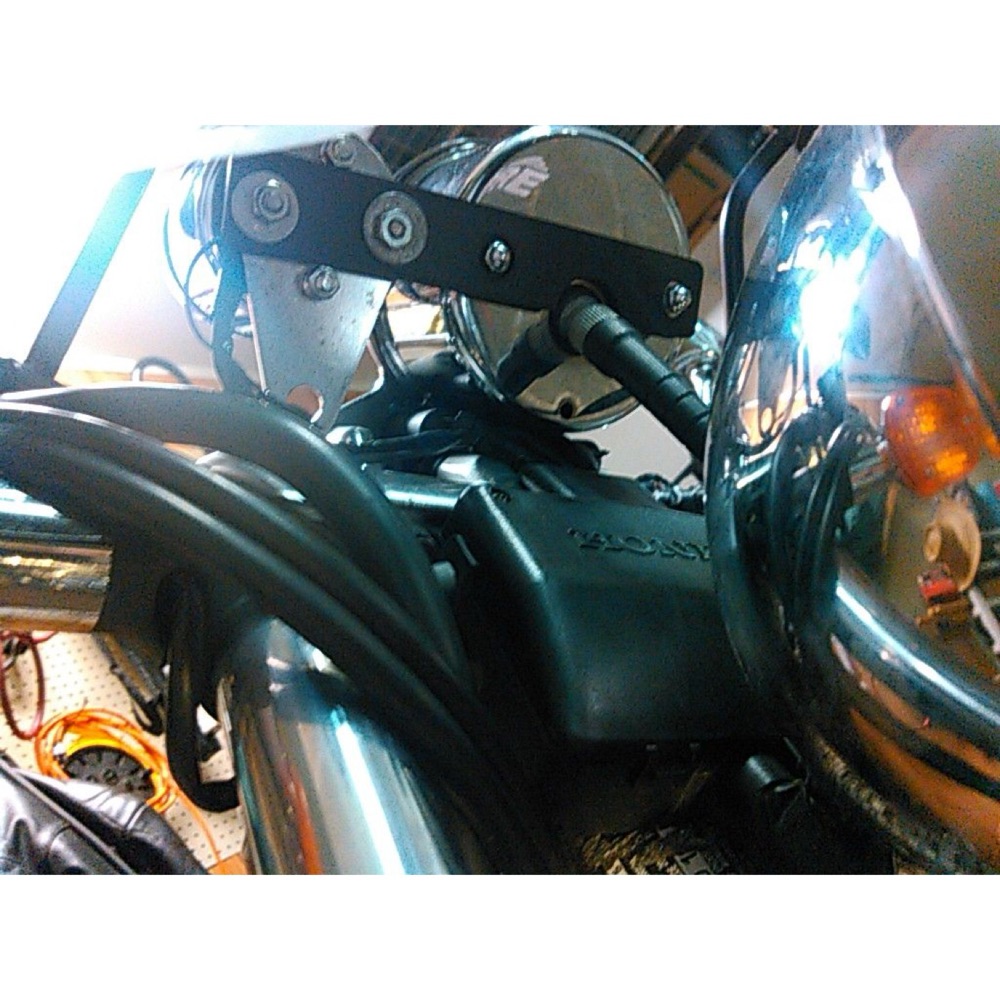 Honda Rebel (2005) Dijital Saat ve Takometre Montaj Braketi görsel 3