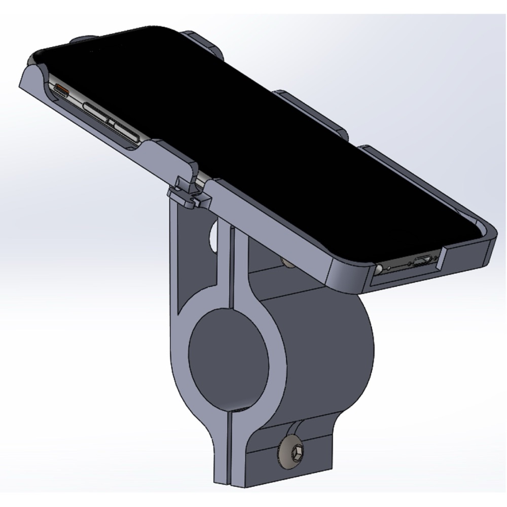 Iphone 6 motorcycle mount görsel 2