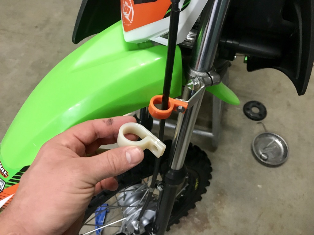 Kawasaki KLX110 On Fren Kablo Kilavuzu