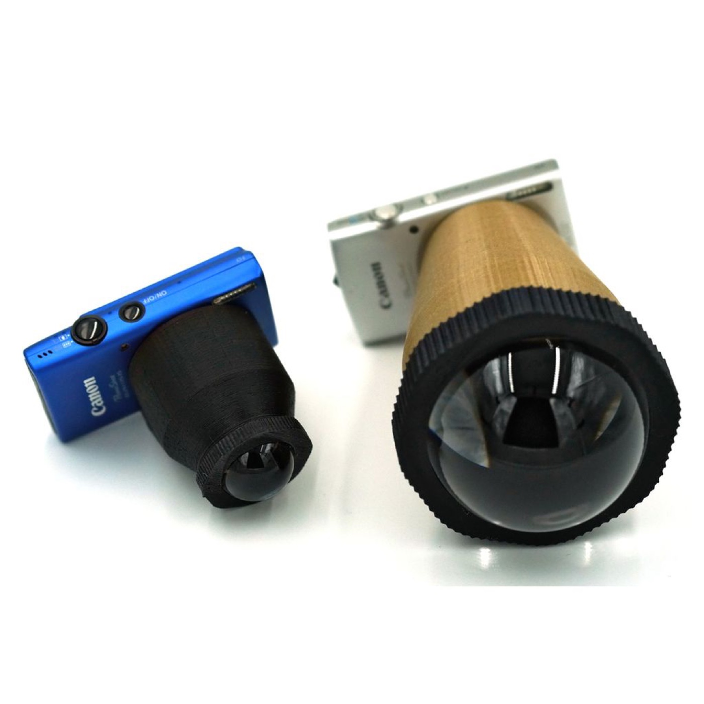 Canon PowerShot ELPH180 için Kristal Küre Balıkgözü Lens Aparatı görsel 2