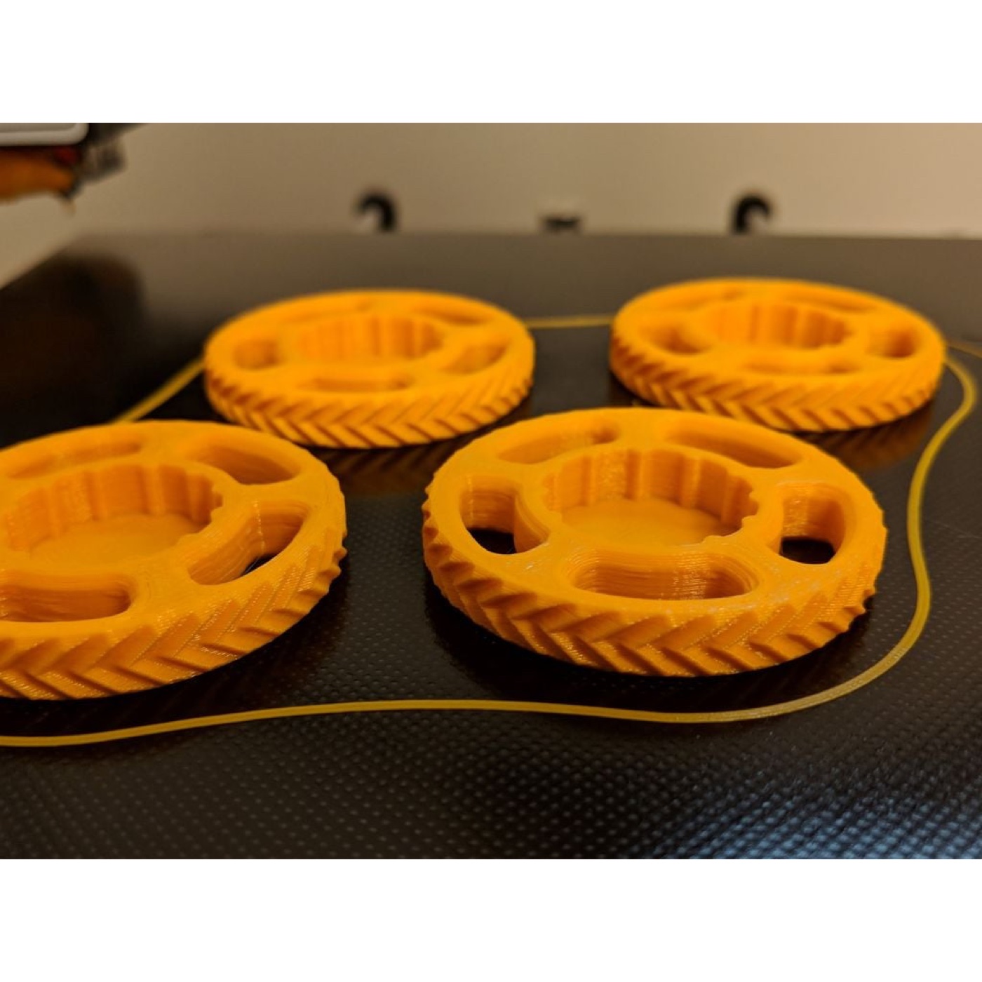 Anycubic i3 Mega Lastik Desenli Yatak Ayar Düğmesi görsel 2