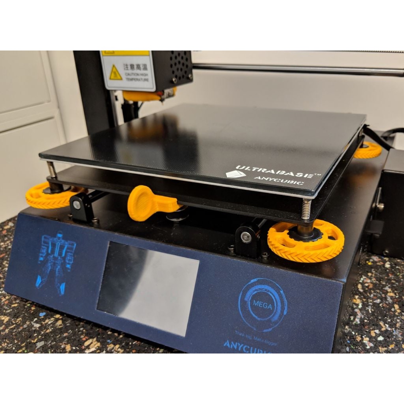 Anycubic i3 Mega Lastik Desenli Yatak Ayar Düğmesi görsel 3