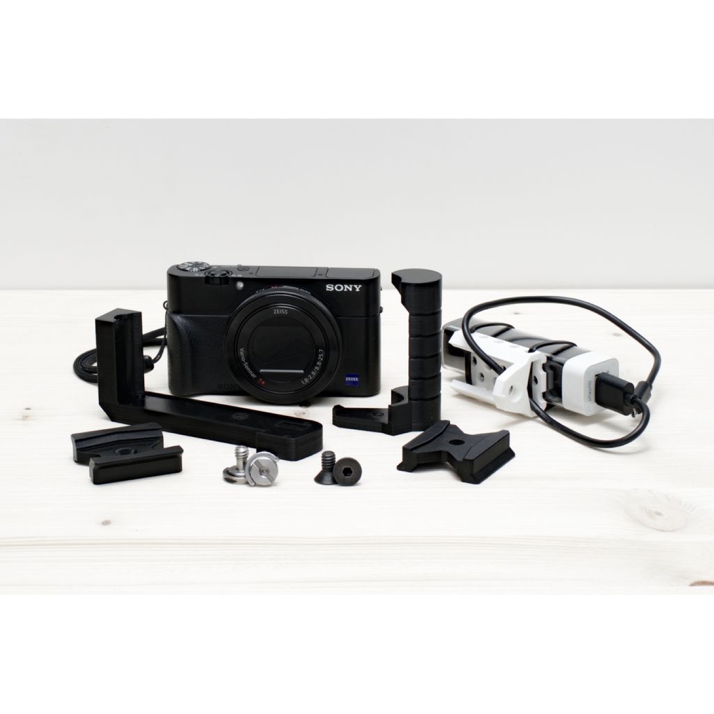 Sony RX100 V / VA Genişletilebilir Braket ve Tutamak Seti (Arca-Swiss Plakalı)