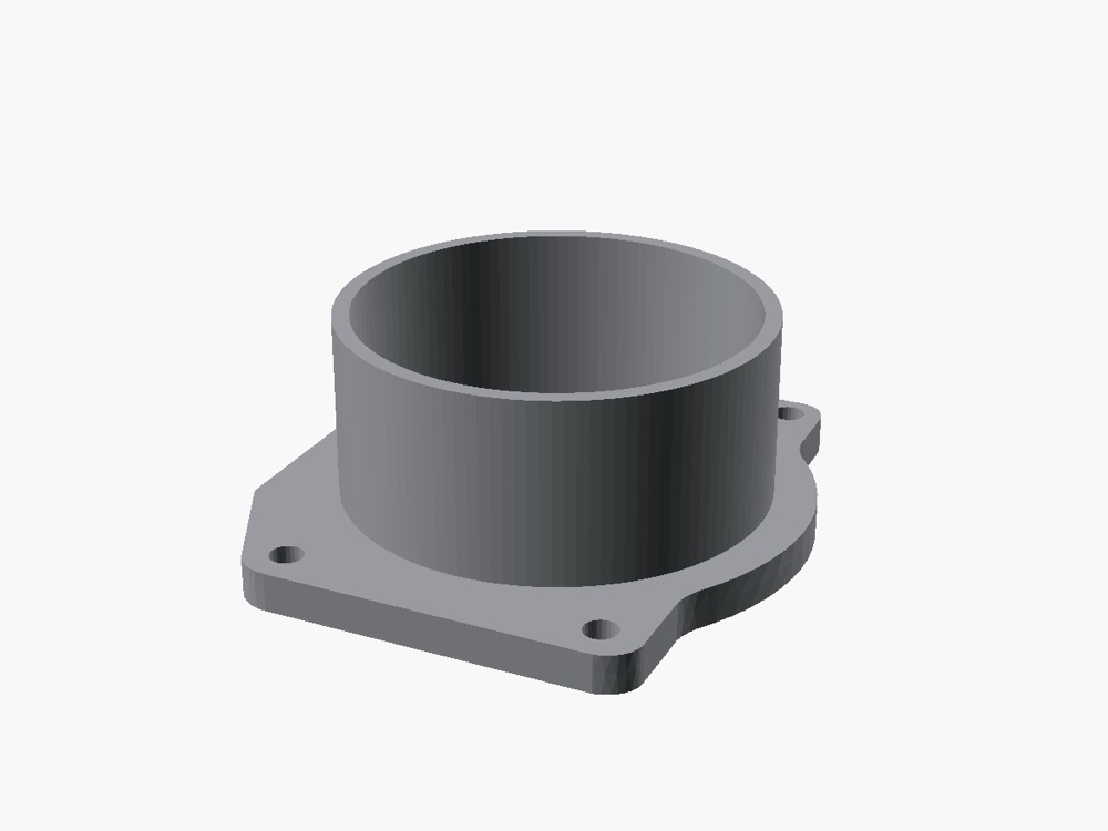 VW Golf Mk3 Konik Hava Filtresi Adaptörü görsel 3