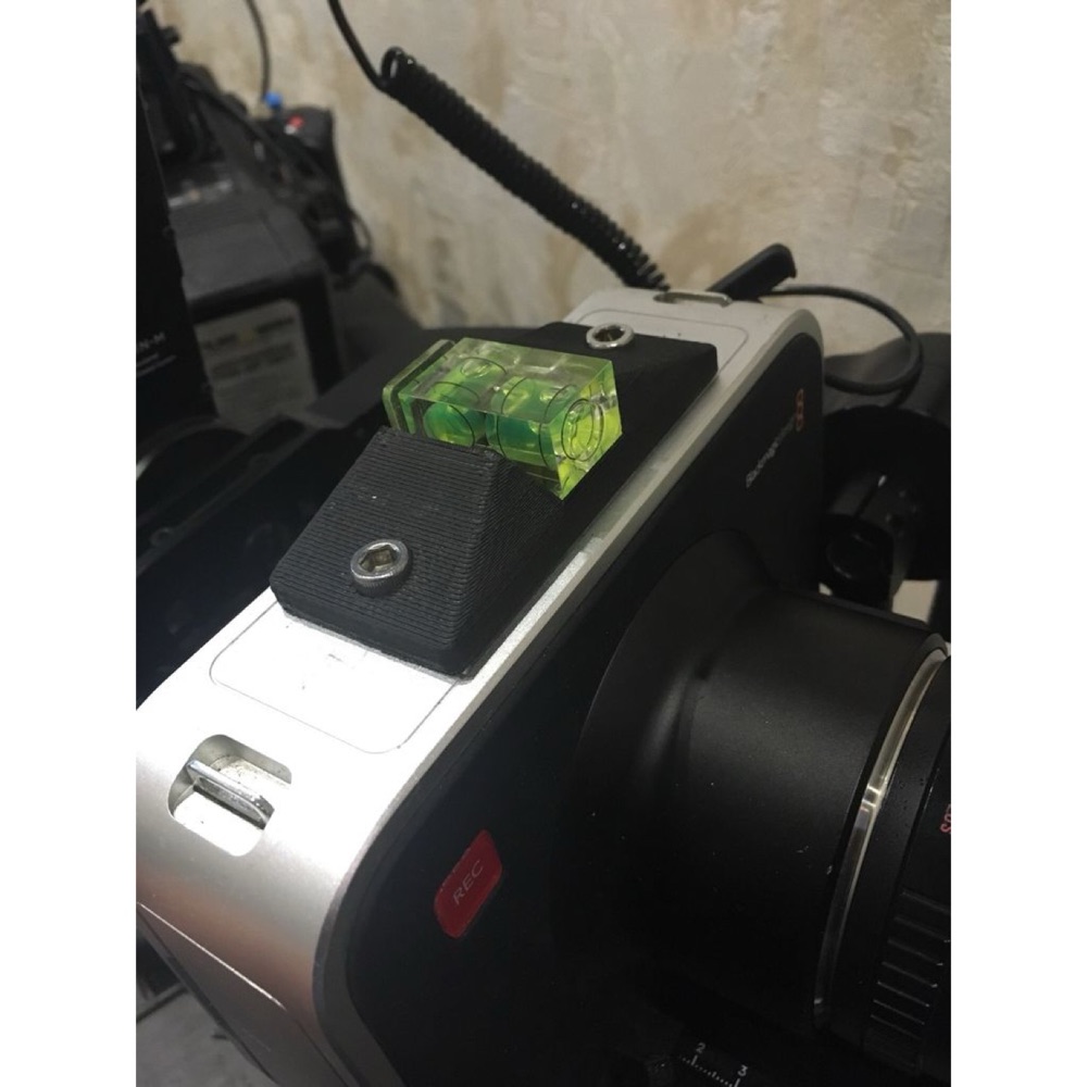 Blackmagic Cinema Camera Soğuk Ayak Su Terazisi Tutucusu görsel 2