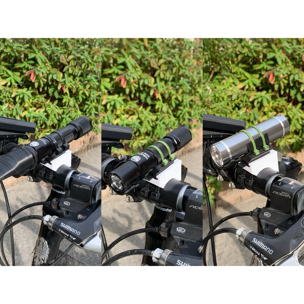 Bisiklet Geçmeli El Feneri Tutucusu (15-40 mm)