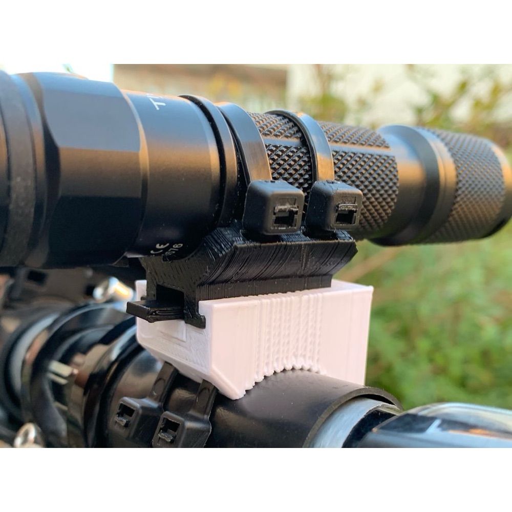 Bisiklet Geçmeli El Feneri Tutucusu (15-40 mm) görsel 3