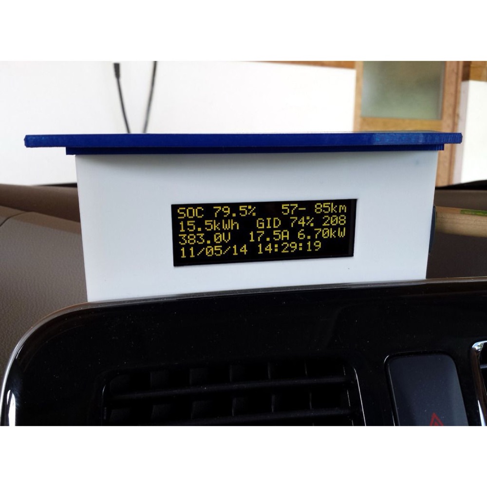 Nissan Leaf CAN-bus veri kaydedici gövde kutusu görsel 2
