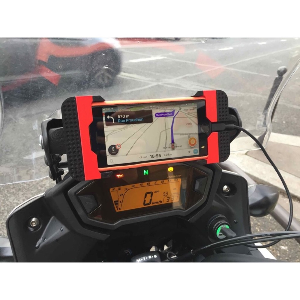 Honda CB500X telefon tutucusu görsel 2