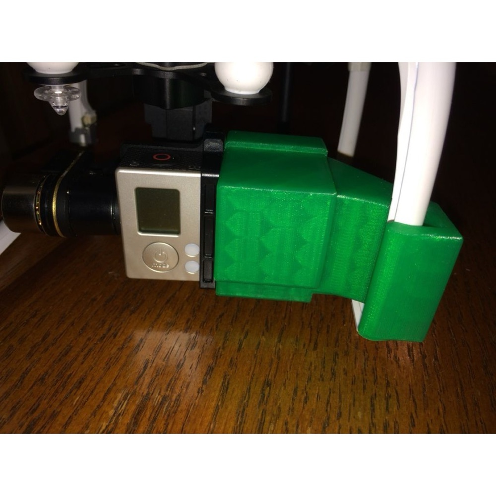 DJI Phantom 2 Gimbal Kelepçesi ve GoPro 3 Lens Kapağı görsel 3
